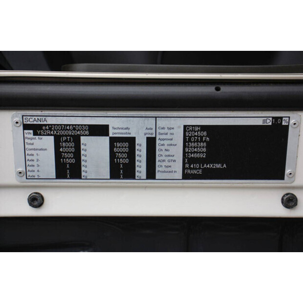 2016 Scania R410-46092165