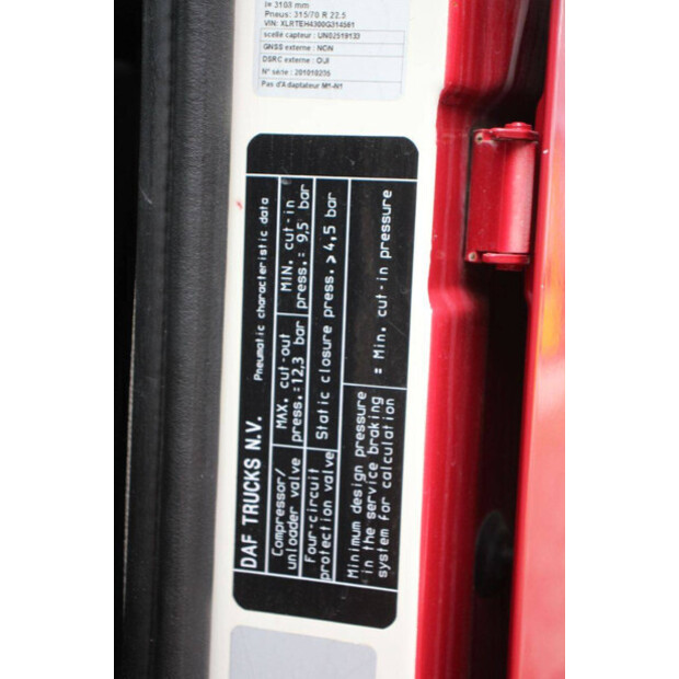 2020 DAF XF 106.530-46092248