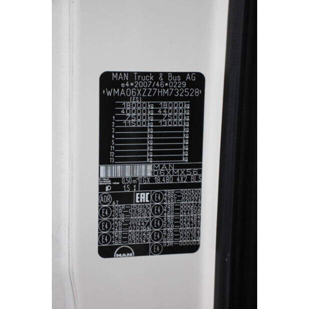 2017 MAN TGX 18.480-46092298