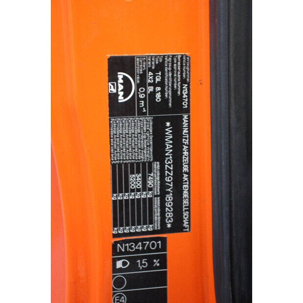 2007 MAN TGL 8.180-46093219