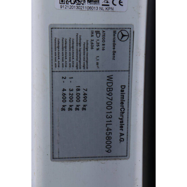 2010 مرسيدس بنز ATEGO 816-46093500