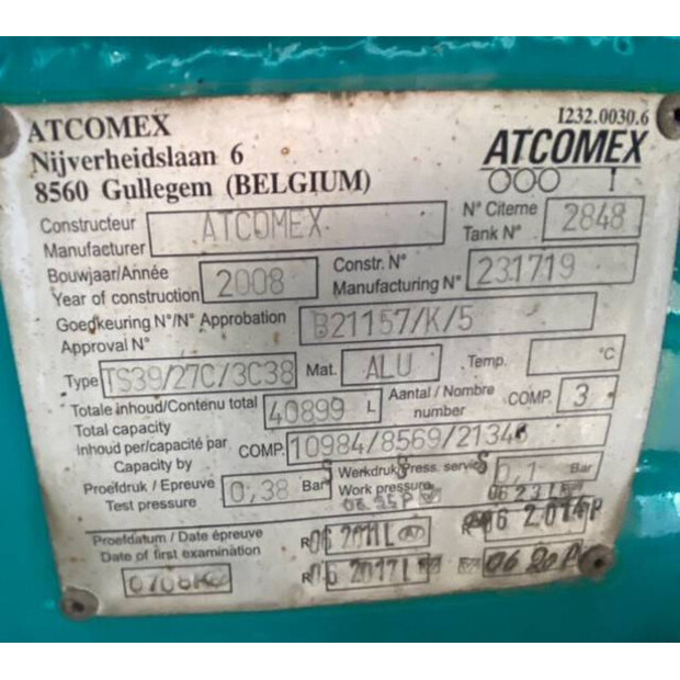 2008 Atcomex TS39/27C/3C38-46093664