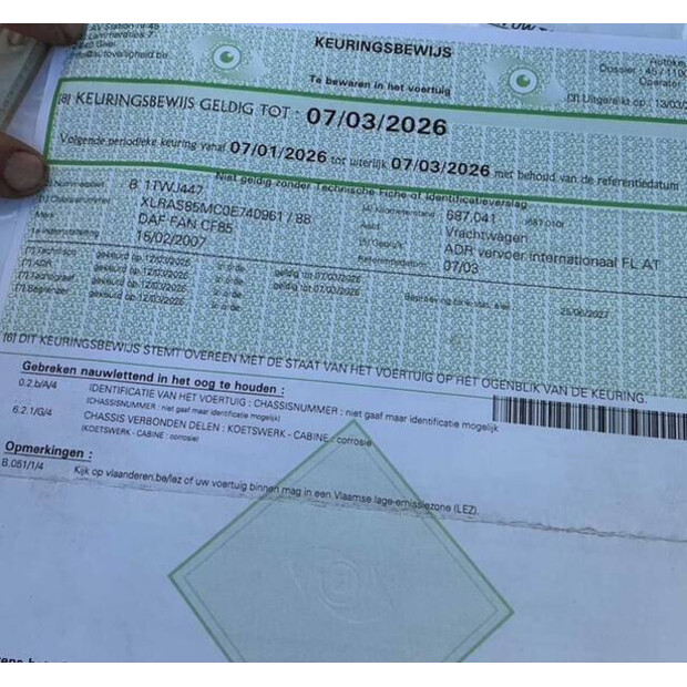 2007 DAF CF85-46093736