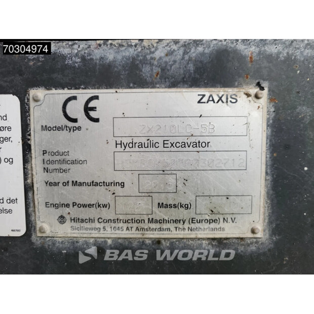 2015 هيتاشى ZX210LC-5B-46095404
