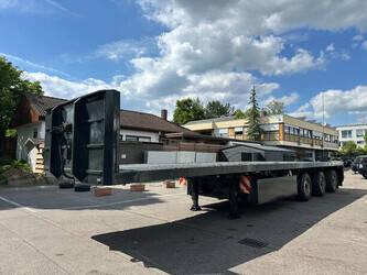 Image for FLATBED TRAILERS 2008 Schmidt SP/42 *3-Achs Plateau Auflieger *3 Lenkachsen*