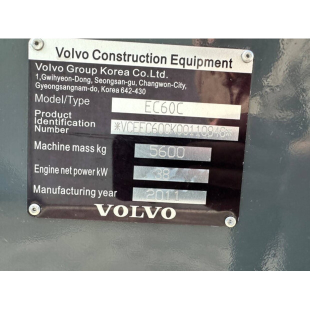 2011 فولفو EC60C-46129773