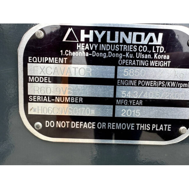 2015 Hyundai R60VS-46129981