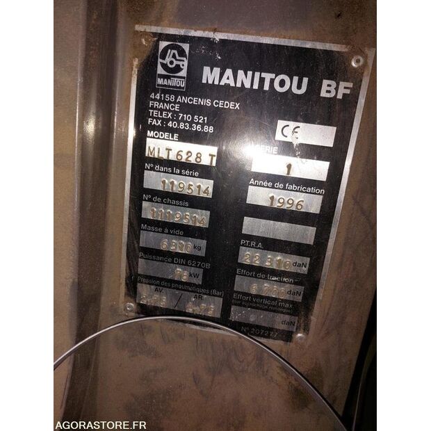 1996 مانيتو MLT628T-46148963