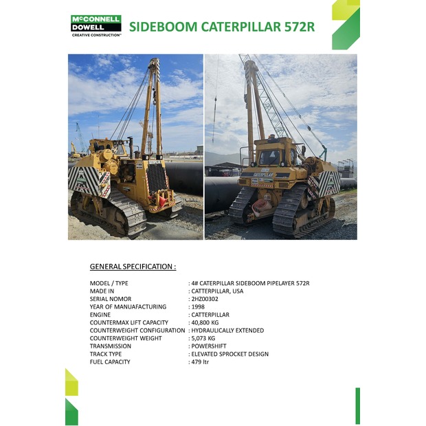 1998 Caterpillar 572R-46149282