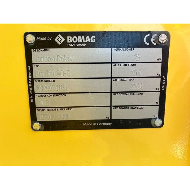 بوماج BW 100 AD-5-46150242