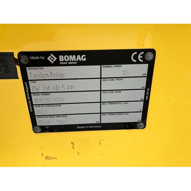 BOMAG BW 206 AD-5 AM-46150393