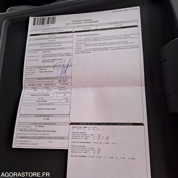 2011 MAN 15.250-46164820