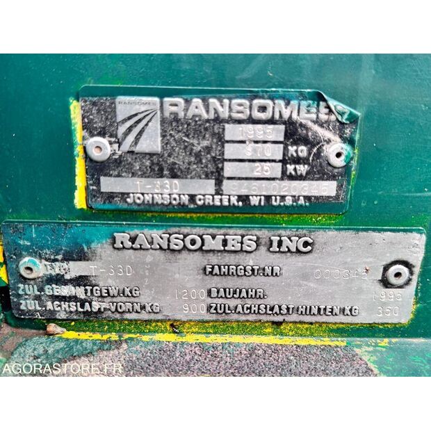 1995 Ransomes T-33D-46165404