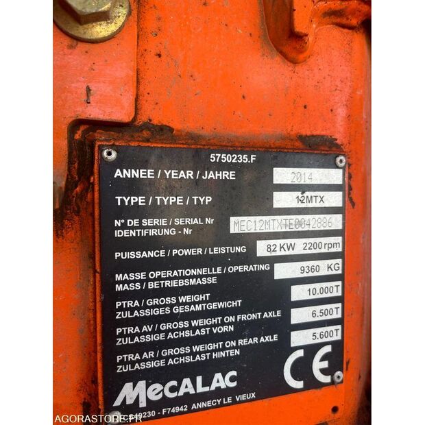 2014 Mecalac 12MTX-46165974