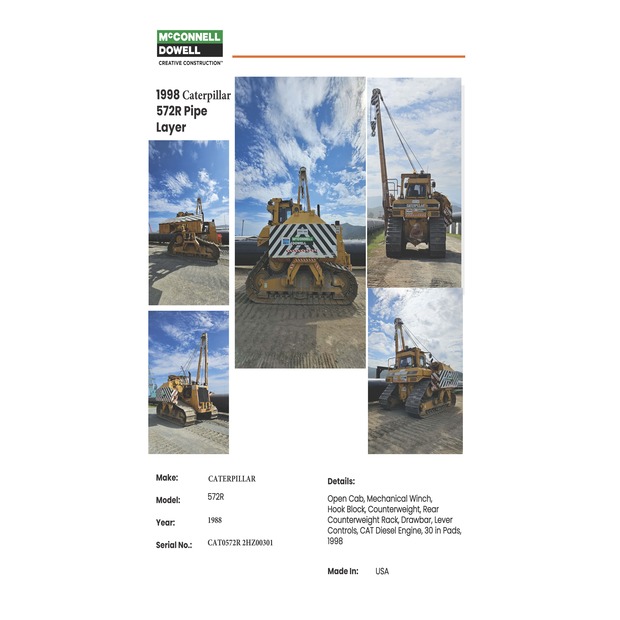 1998 Caterpillar 572R-46166874