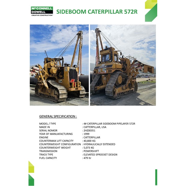 1998 Caterpillar 572R-46166875