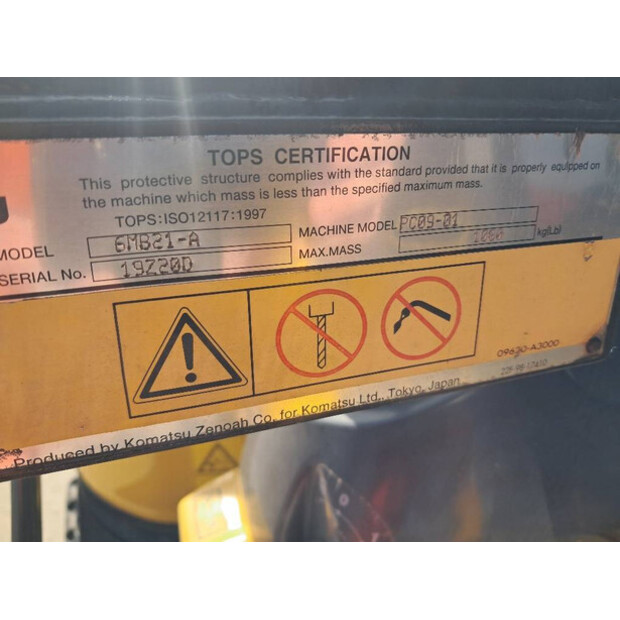 2020 Komatsu PC09-1-46167199