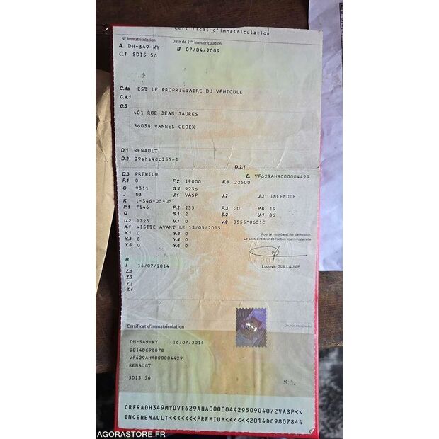 2009 Renault PREMIUM-46188334