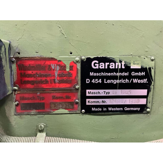 1980 WINDMOLLER GF 1005-46192029