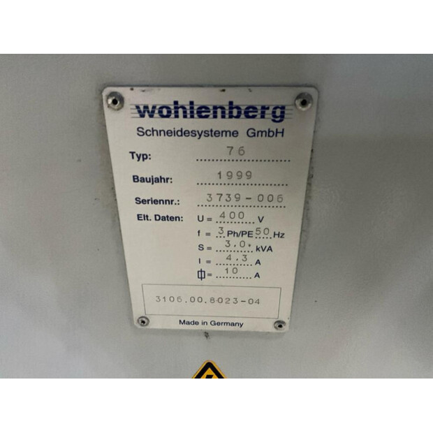 1999 Wholenberg 76-46192045