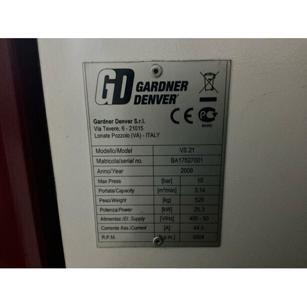 2009 GARDNER DENVER VS 21-46192073