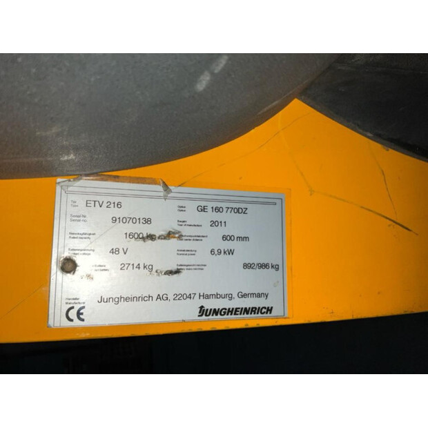 2011 Jungheinrich ETV216-46192175