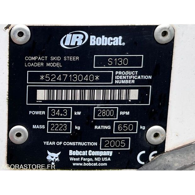 2005 BOBCAT S130-46208006
