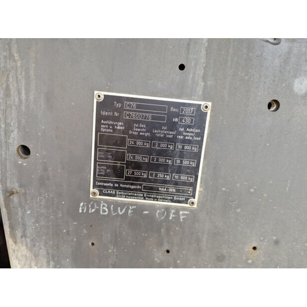 2017 كلاس LEXION 770TT-46209825