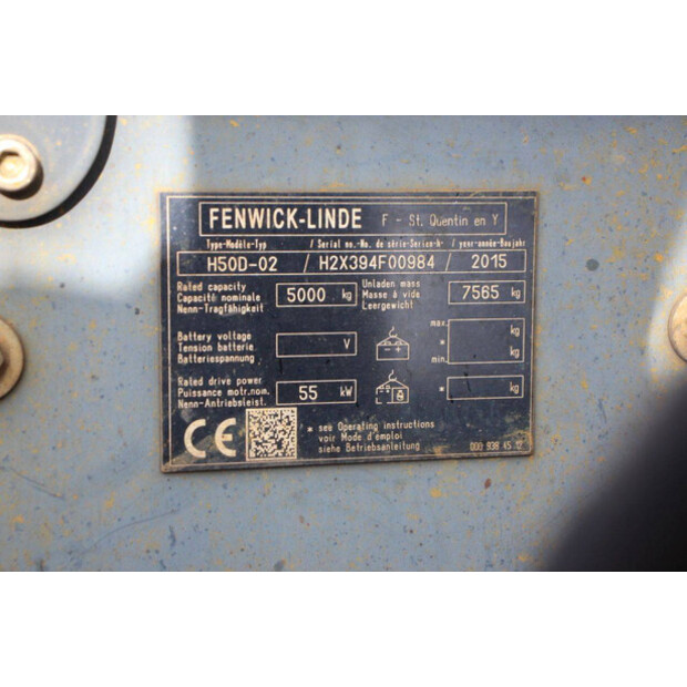 2015 Linde H50D-02-46210854