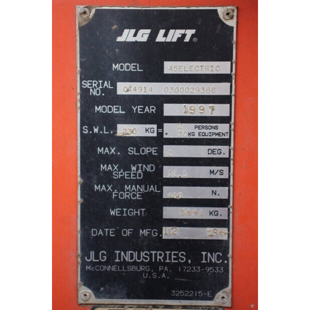 1997 JLG OTHERS-46211007