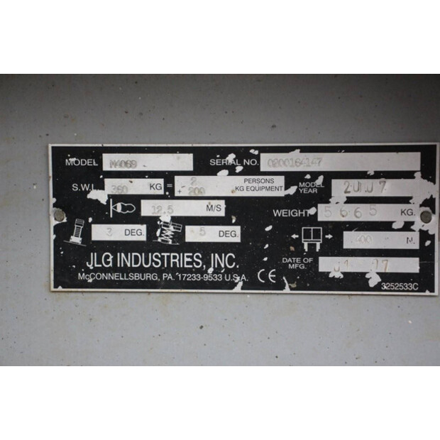 2007 JLG M4069-46211492