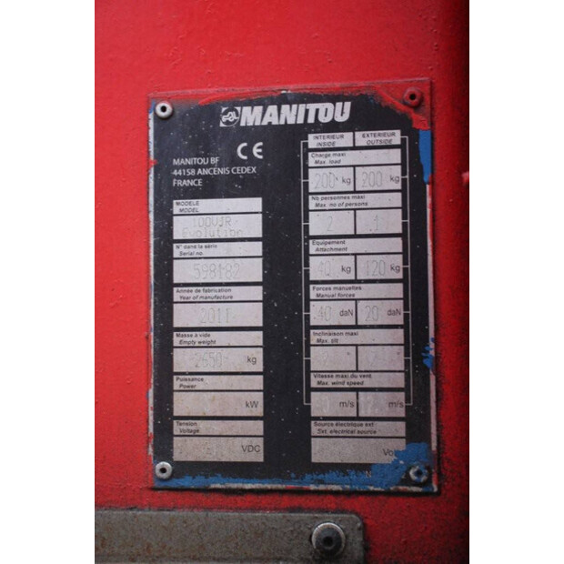2011 Manitou 100 VJR EVOLUTION-46211581