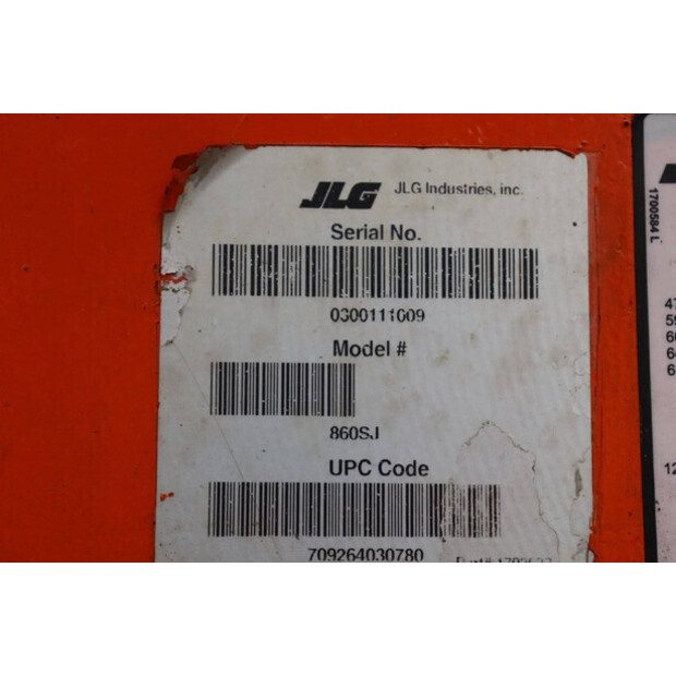 2007 JLG 860SJ-46212134