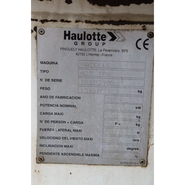 2006 Haulotte H23TPX-46212292