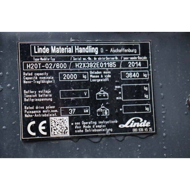 2014 Linde H20T-02/600-46213234