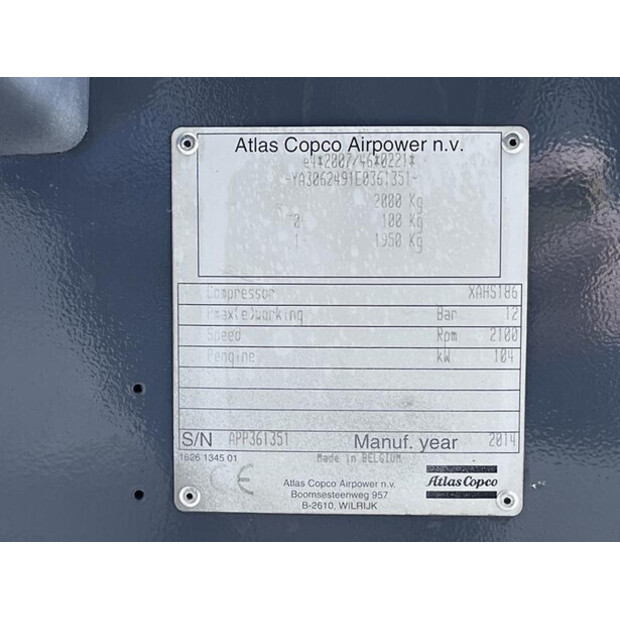 2014 Atlas-Copco XAHS186-46245886