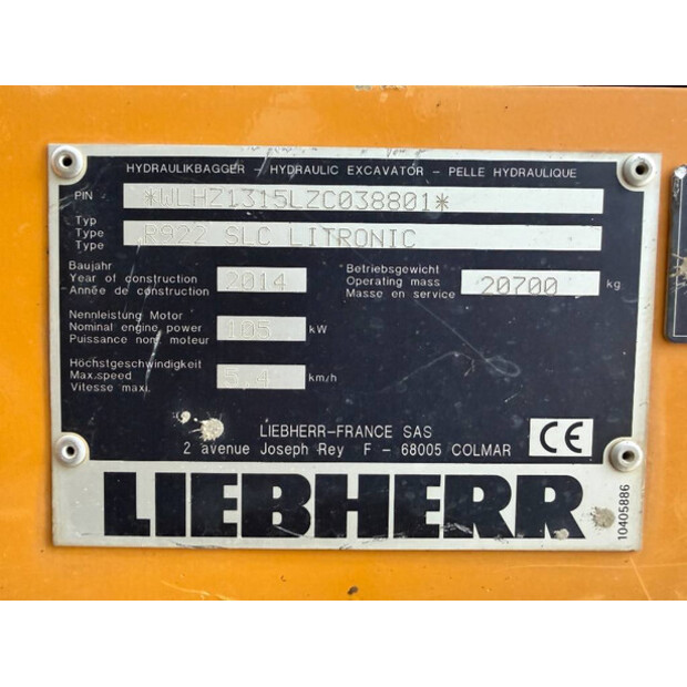2014 Liebherr R922SLC-46247823