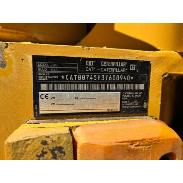 2018 Caterpillar 745 04A-46248499