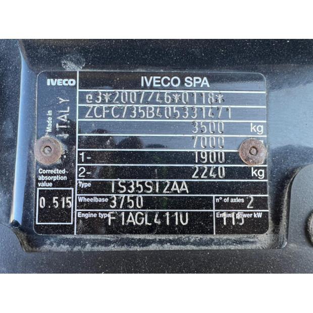 2020 Iveco DAILY 35-160-46262834