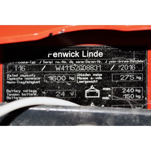 2016 Linde T16-46263034