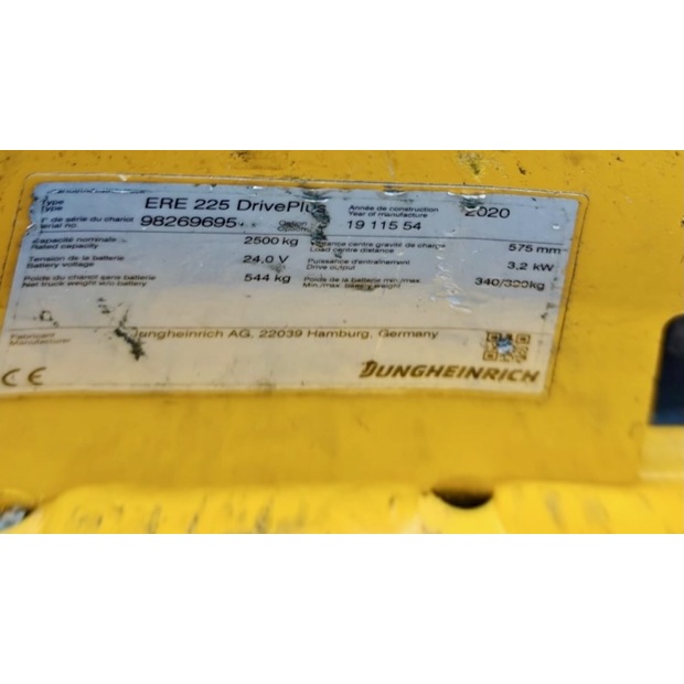 2020 Jungheinrich ERE 225-46263066