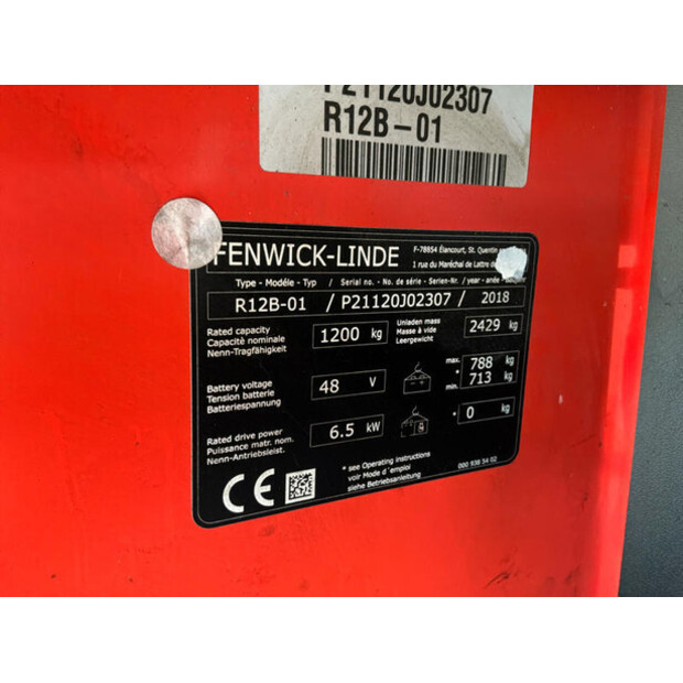 2018 Linde R12B-46263419