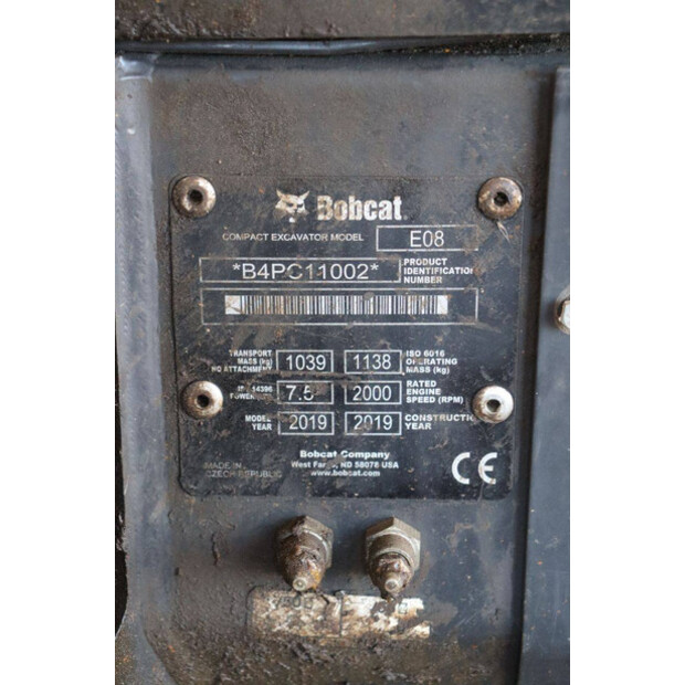 2019 بوبكات E08-46264792