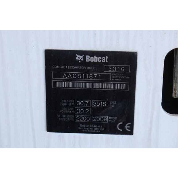 2009 BOBCAT 331G-46265000