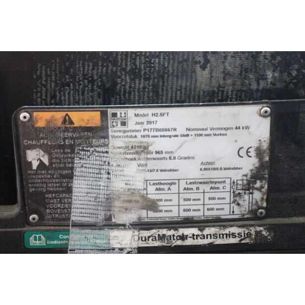 2017 Hyster H2.5FT-46265645