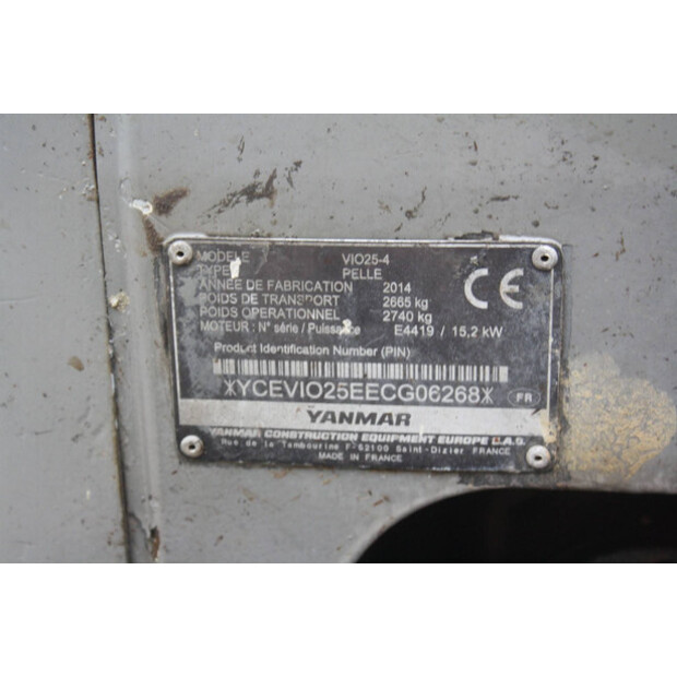 2014 YANMAR SV26-46266391