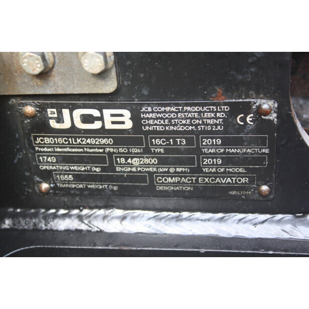 2019 JCB 16C-1 T3-46266539