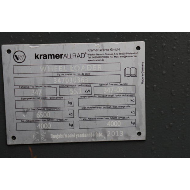 2013 KRAMER Allrad 347-46267230