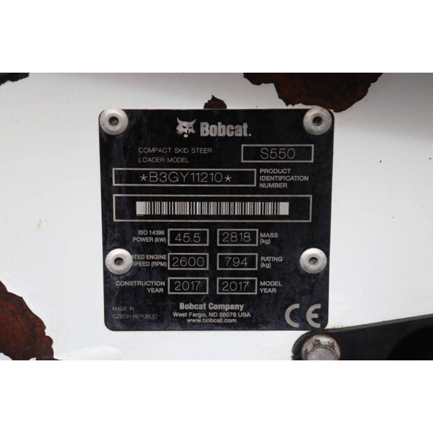 2017 بوبكات S550-46267421