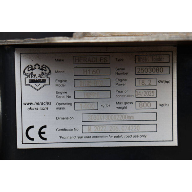 2025 Heracles H160-46268348